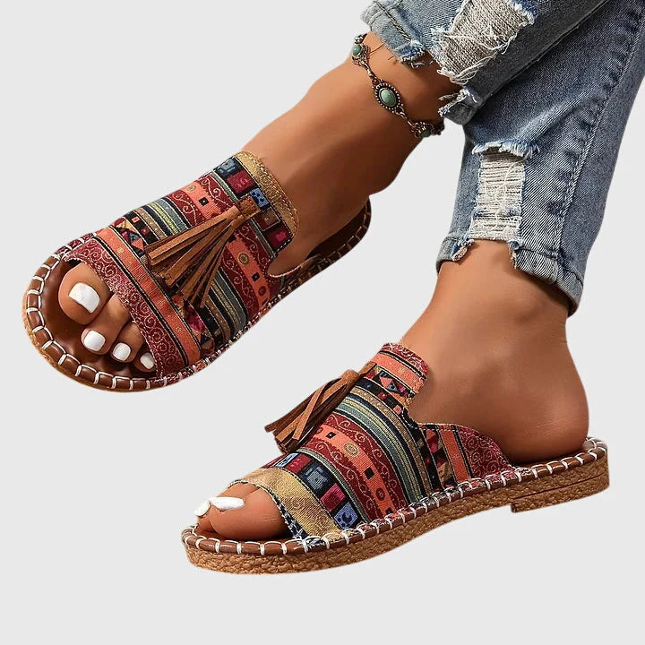 Judith | Women's Slip-On Backless Round Toe Flats