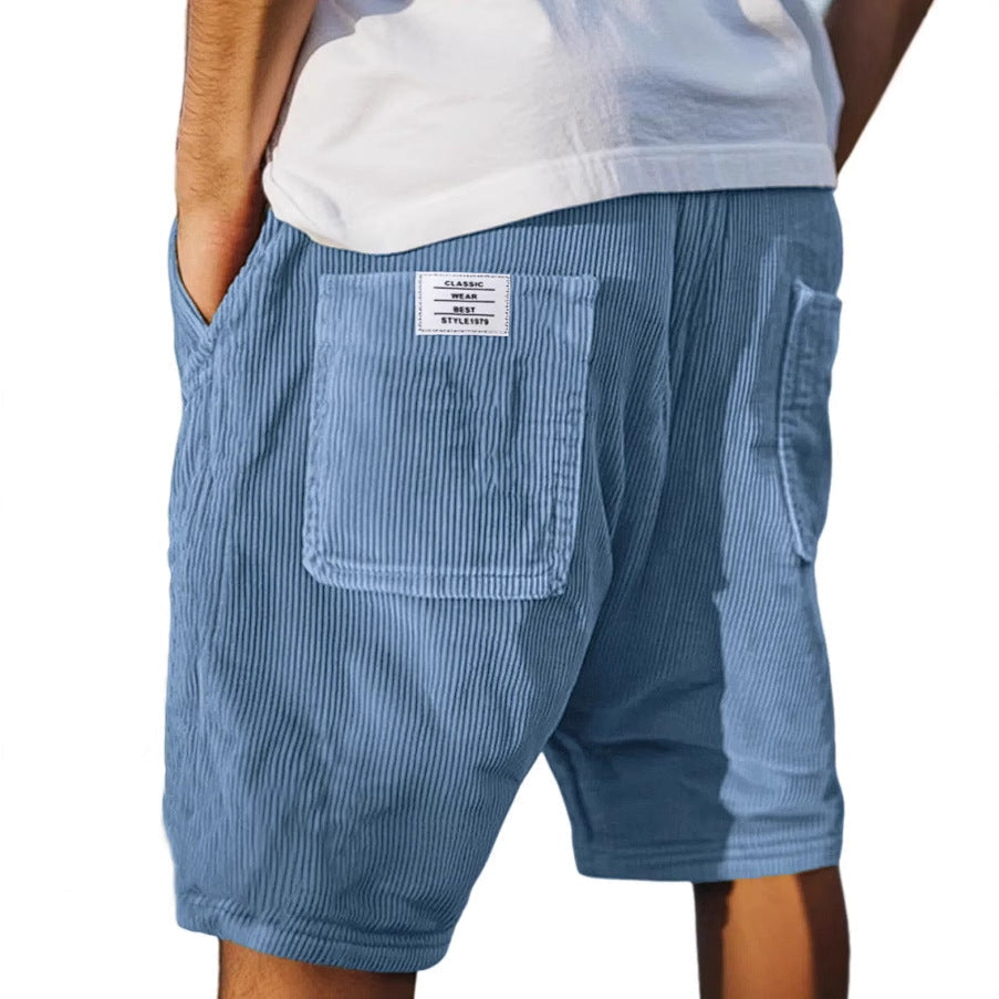 Lawrence | Men's Vertical Stripe Pocket Summer Shorts