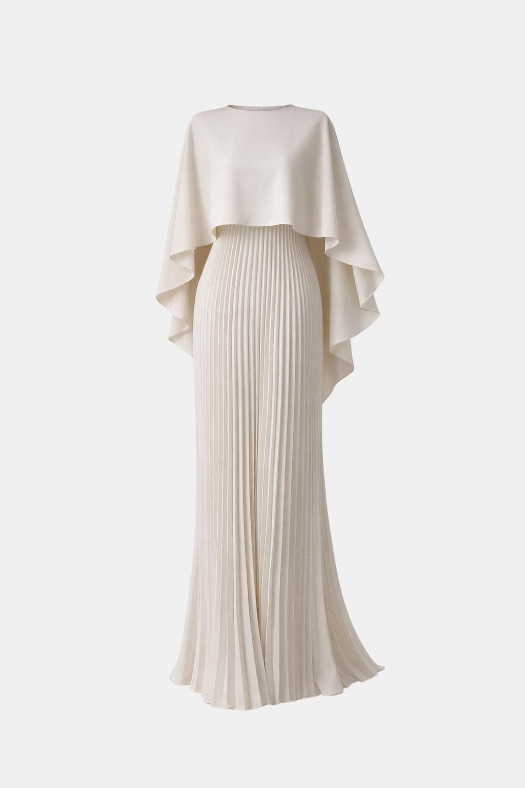 Leanne | Women's Pleated Floor Length Wedding Guest Dress