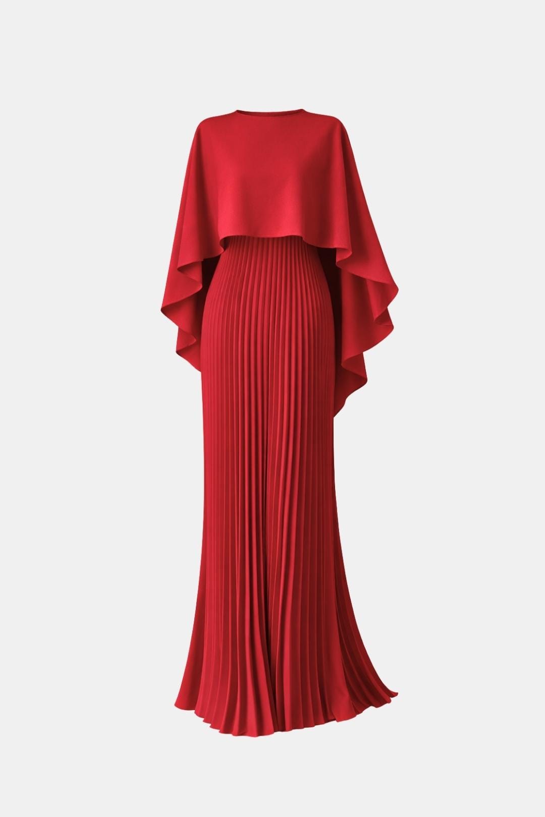 Leanne | Women's Pleated Floor Length Wedding Guest Dress