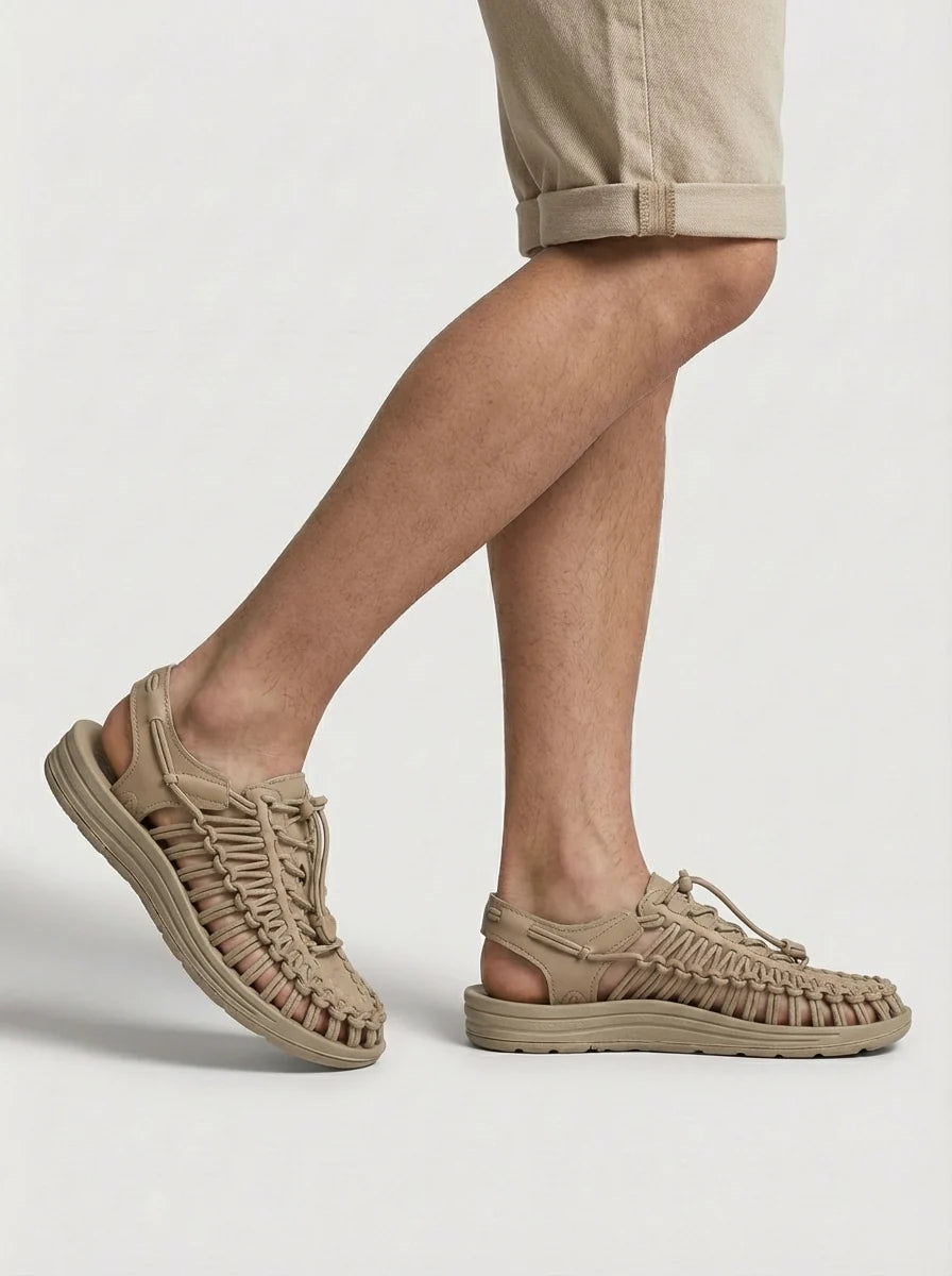Levi | Men’s Summer Round Toe Walking Beach Sandals