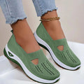 Lucinda | Women's Mesh Closed Toe Cutout Slip On Shoes