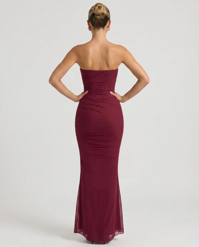 Margot | Women's Fitted Sleeveless Open Back Wedding Guest Dress