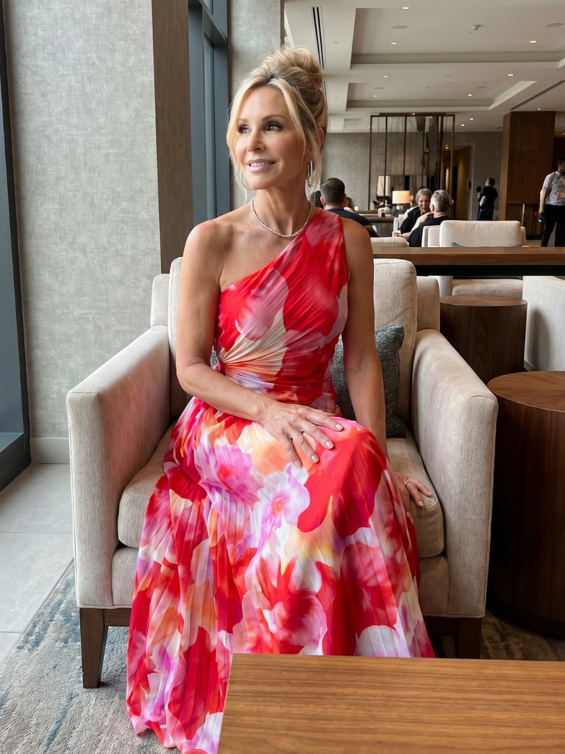 Mariah | Women's Floral Sleeveless Flowy Wedding Guest Dress