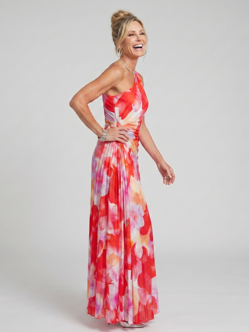 Mariah | Women's Floral Sleeveless Flowy Wedding Guest Dress