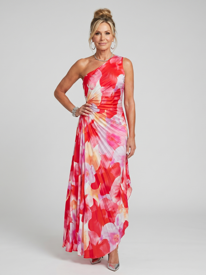 Mariah | Women's Floral Sleeveless Flowy Wedding Guest Dress