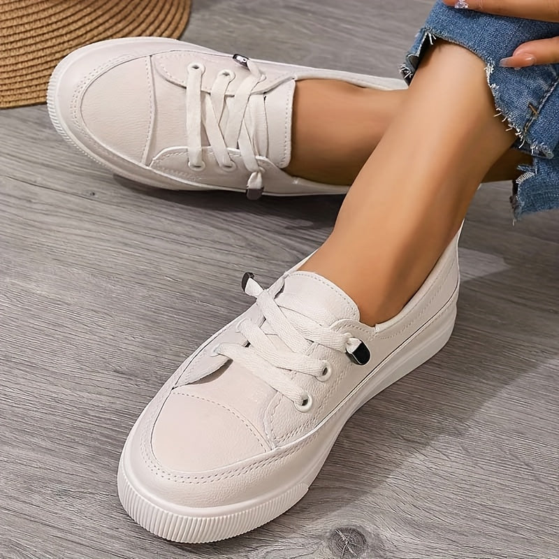 Mariam | Women's Round Toe Lace-Up Low Top Shoes