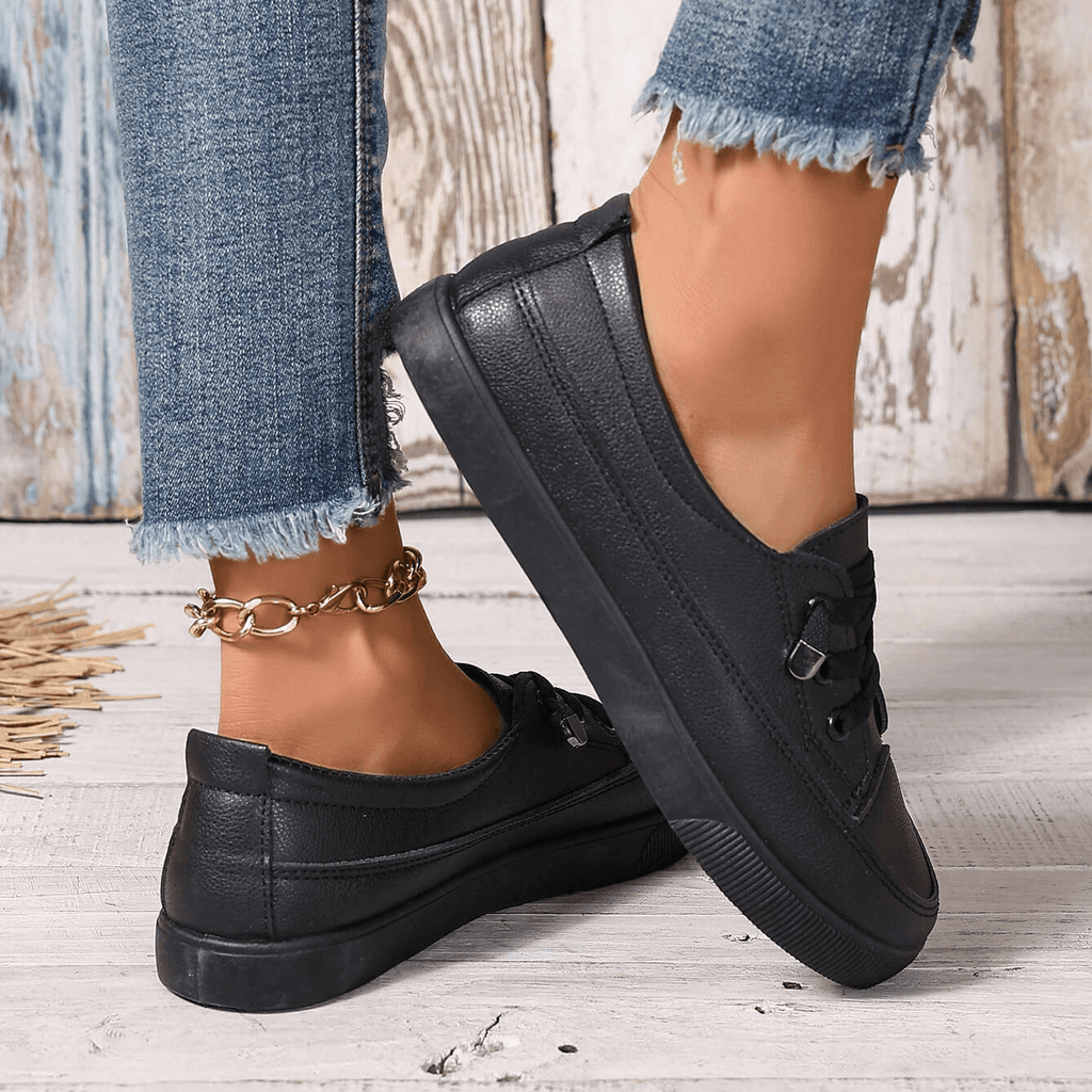 Mariam | Women's Round Toe Lace-Up Low Top Shoes