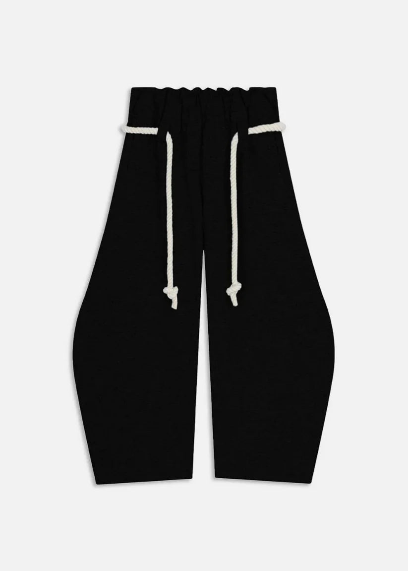 Marigold | Women's Baggy Leg Rope Drawstring Waist Trousers