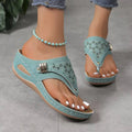 Marsha | Women's Slip-On Round Toe Wedge Platform Slides