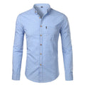 Marshall | Men's Checkered Button Down Long Sleeve Dress Shirt