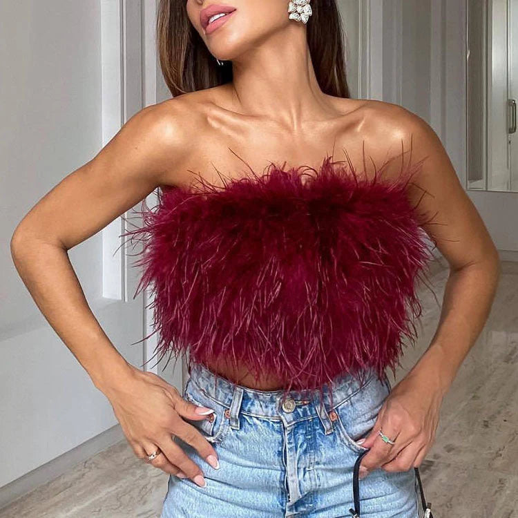 Martha | Women’s Bandeau Strapless Party Summer Top