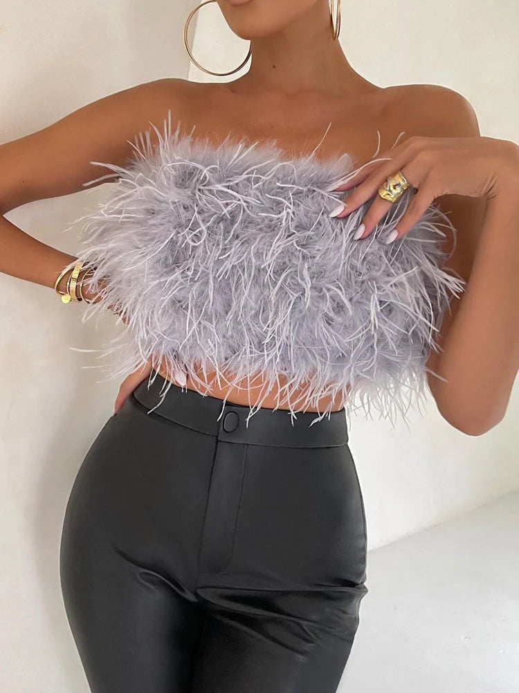 Martha | Women’s Bandeau Strapless Party Summer Top
