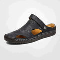 Matthew | Men's Buckle Strap Slip-On Closed Toe Sandals