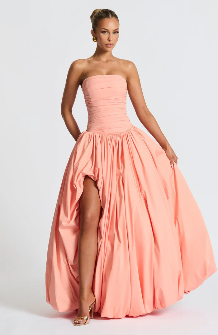 Natalia | Women's Sleeveless Puffball Flowy Wedding Guest Dress