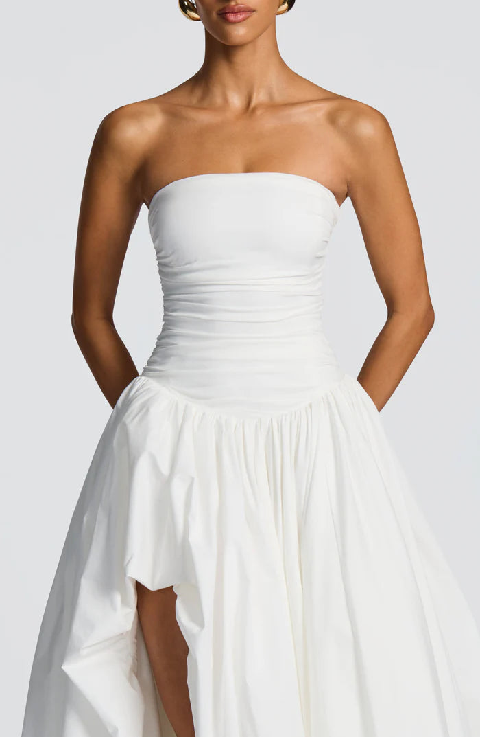 Natalia | Women's Sleeveless Puffball Flowy Wedding Guest Dress