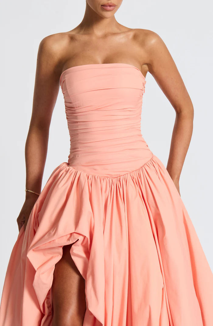 Natalia | Women's Sleeveless Puffball Flowy Wedding Guest Dress