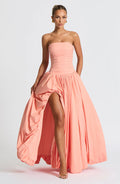 Natalia | Women's Sleeveless Puffball Flowy Wedding Guest Dress