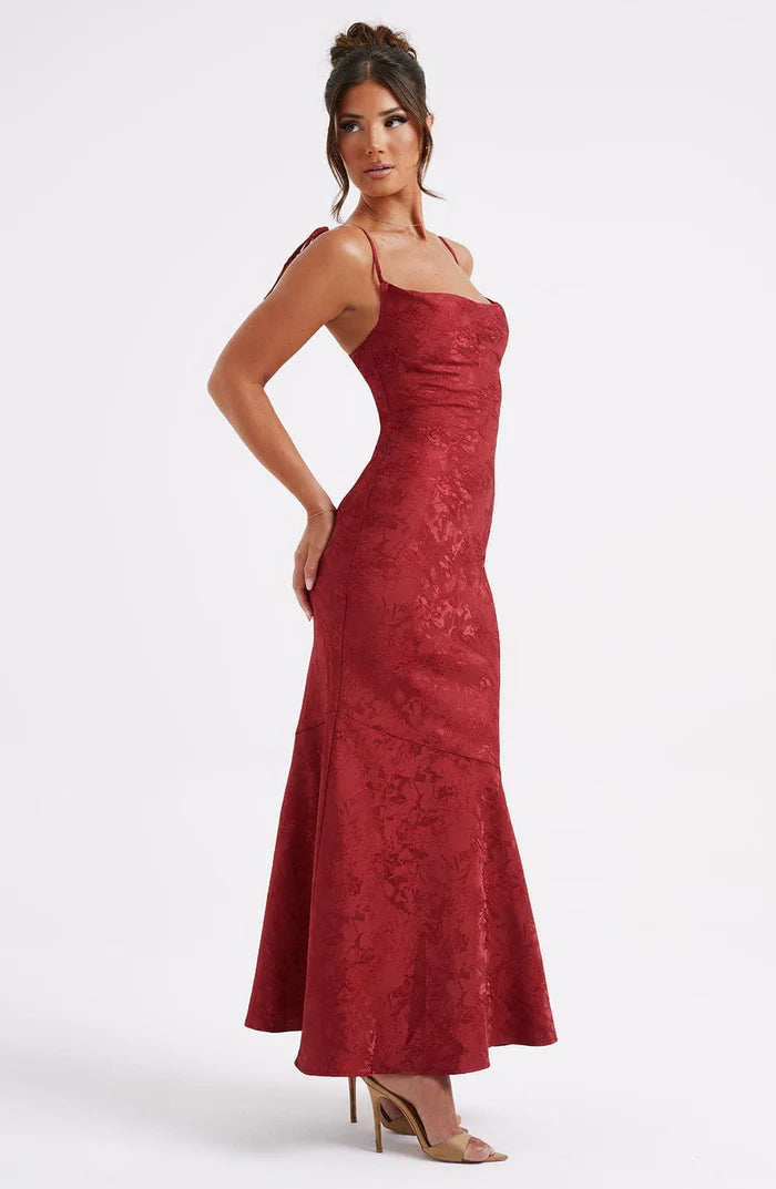 Natalie | Women's Sleeveless Strappy Flowy Wedding Guest Dress