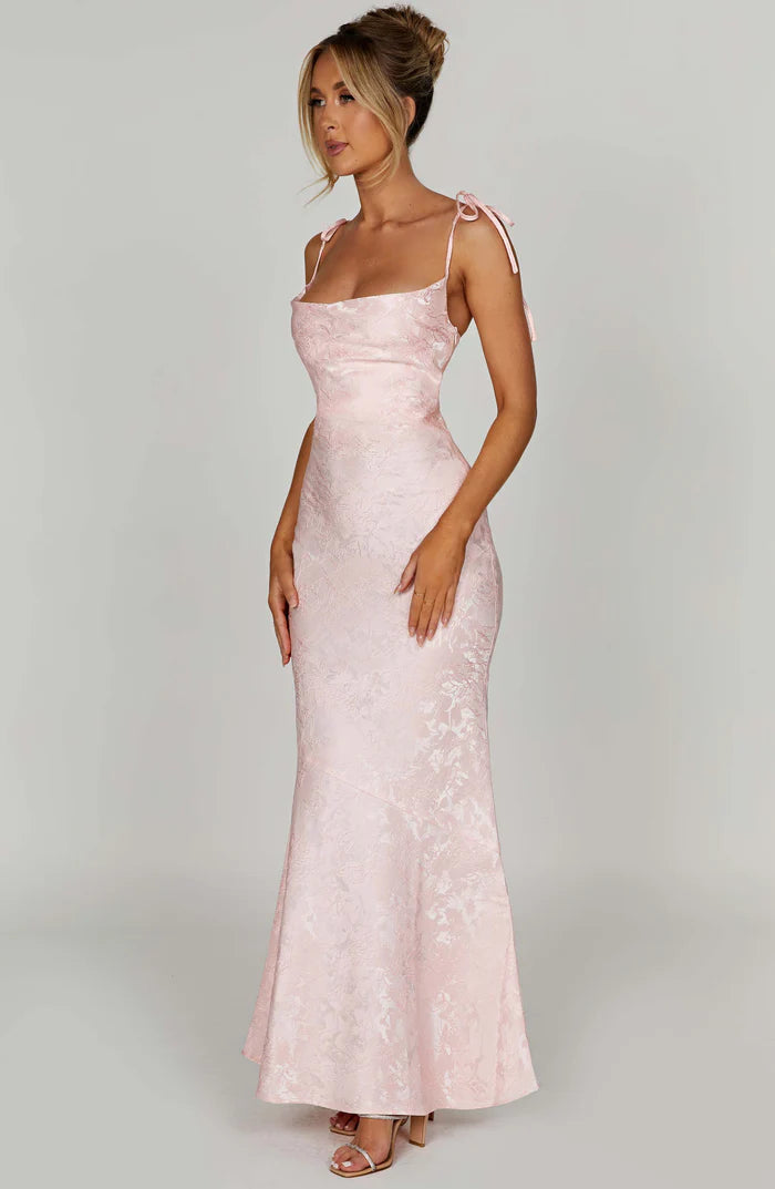 Natalie | Women's Sleeveless Strappy Flowy Wedding Guest Dress
