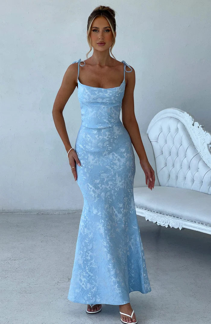 Natalie | Women's Sleeveless Strappy Flowy Wedding Guest Dress