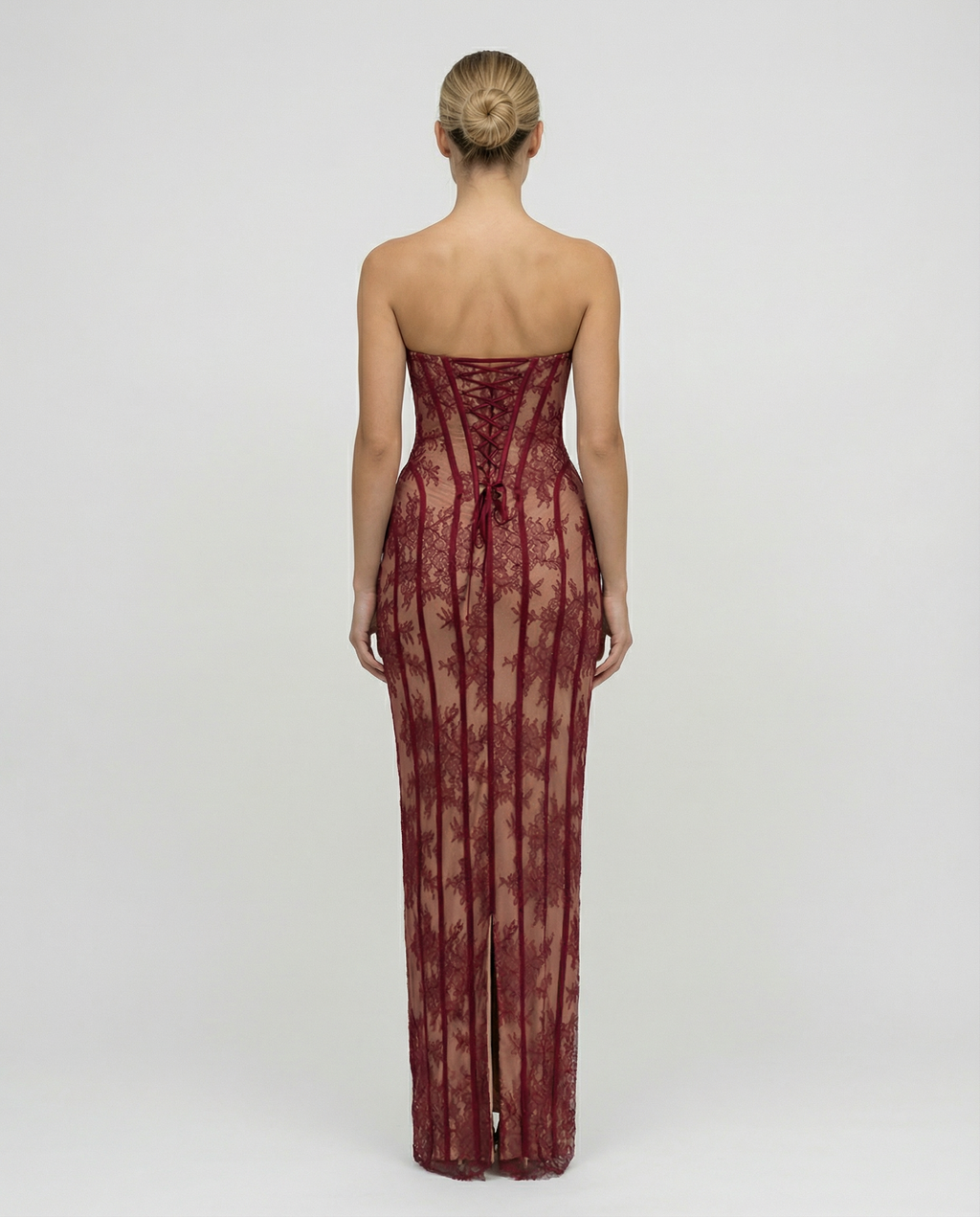 Niamh | Women's Fitted Corset Backless Wedding Guest Dress