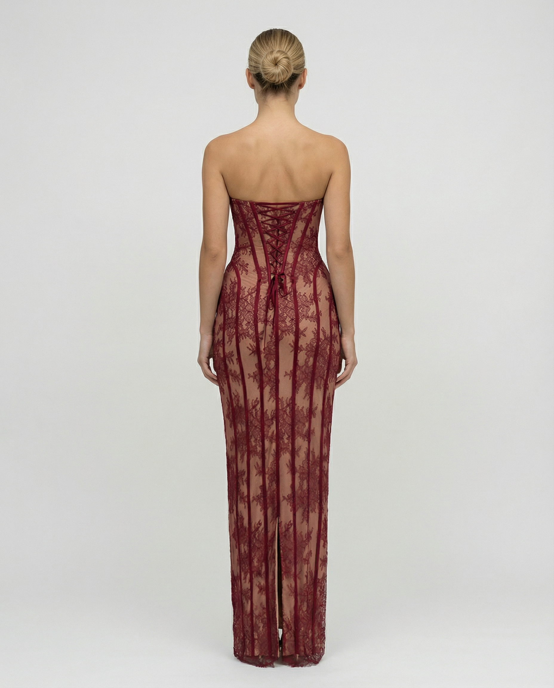 Niamh | Women's Fitted Corset Backless Wedding Guest Dress