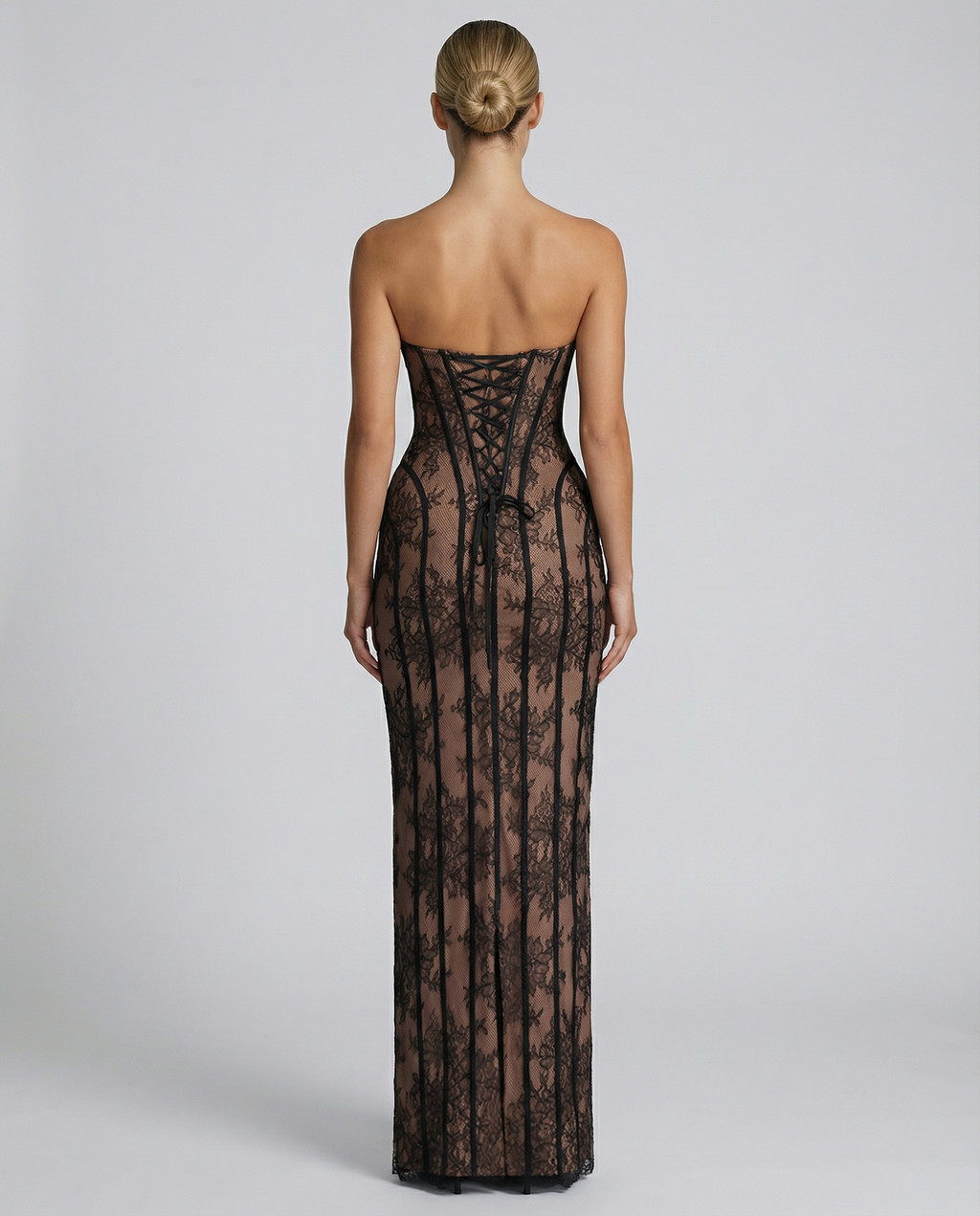 Niamh | Women's Fitted Corset Backless Wedding Guest Dress