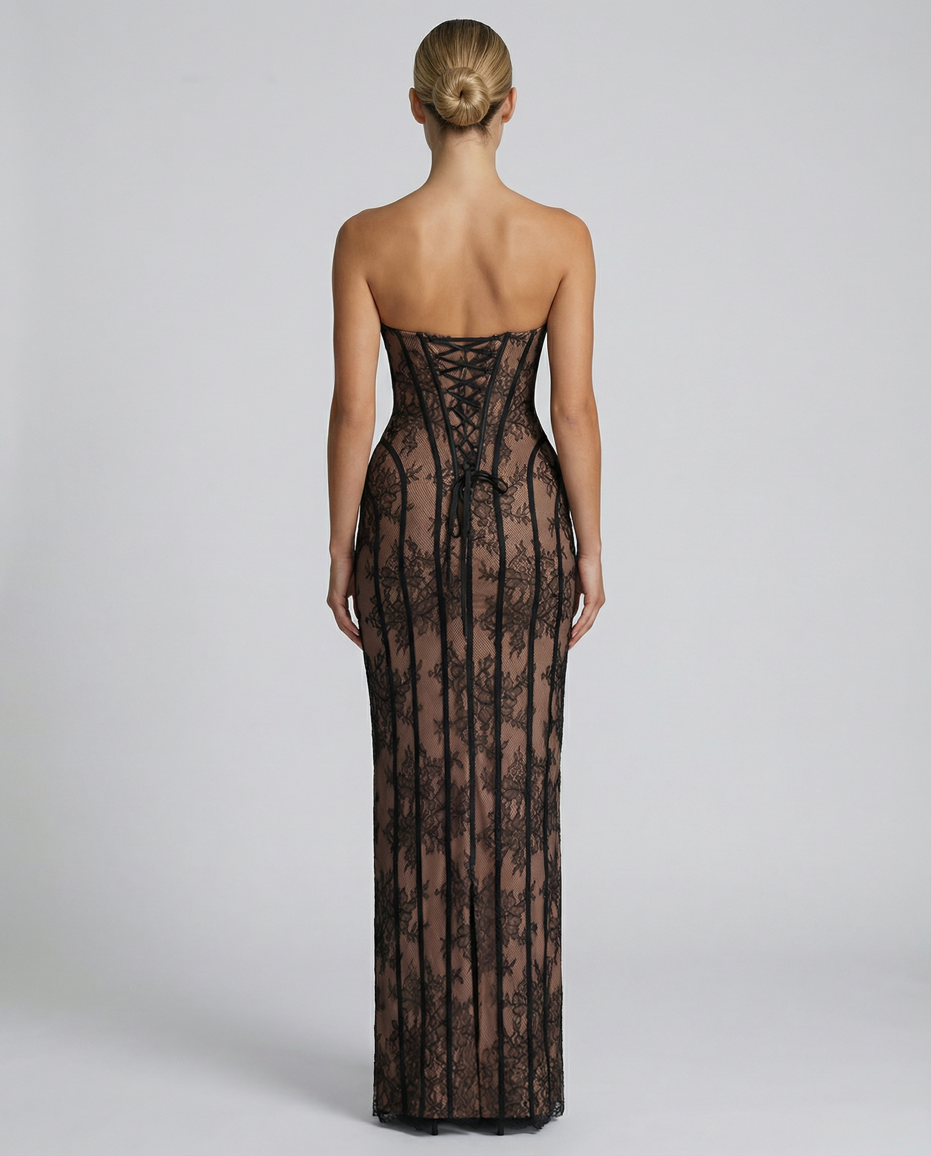 Niamh | Women's Fitted Corset Backless Wedding Guest Dress