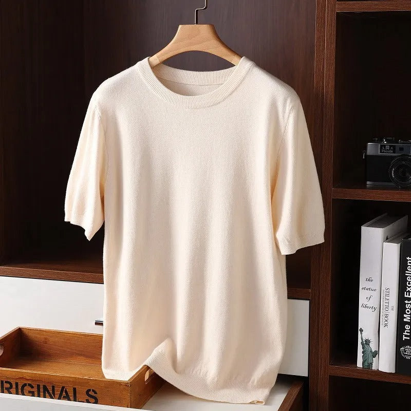 Nicholas | Men’s Textured Short Sleeve Crewneck Shirt