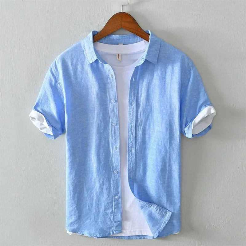 Noah | Men’s Short Sleeve Collared Button Up Shirt