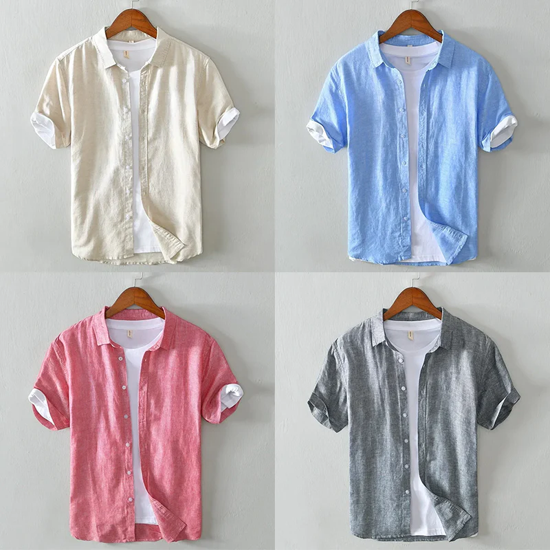 Noah | Men’s Short Sleeve Collared Button Up Shirt