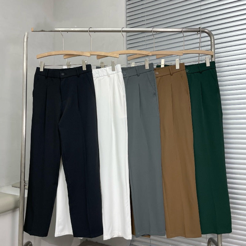 Noah | Men’s Straight Leg Pleated Dress Pants