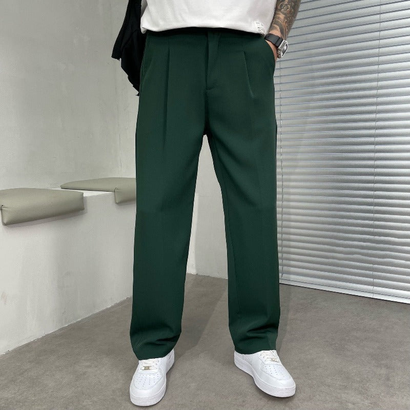 Noah | Men’s Straight Leg Pleated Dress Pants