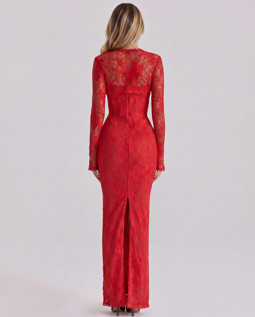 Noelle | Women's Fitted Long Sleeve Wedding Guest Dress