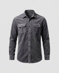 Norman | Men's Collared Long Sleeve Pocket Dress Shirt