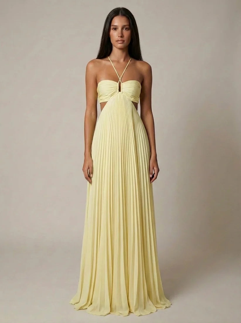 Nyasha | Women's Cutout Sleeveless Flowy Wedding Guest Dress