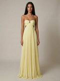Nyasha | Women's Cutout Sleeveless Flowy Wedding Guest Dress