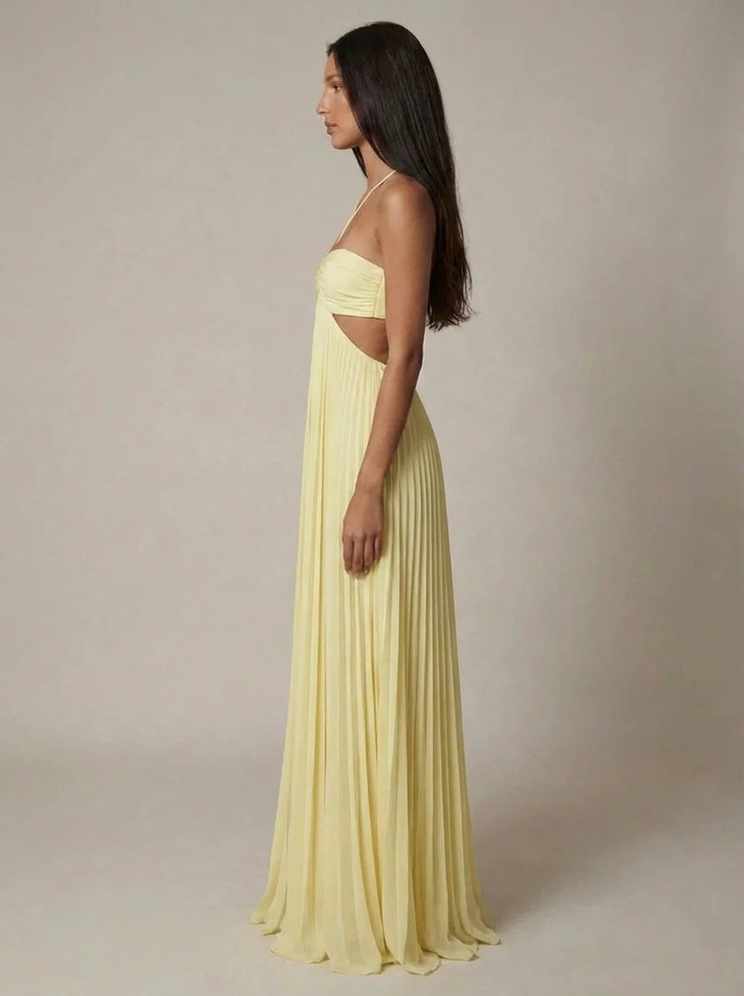 Nyasha | Women's Cutout Sleeveless Flowy Wedding Guest Dress