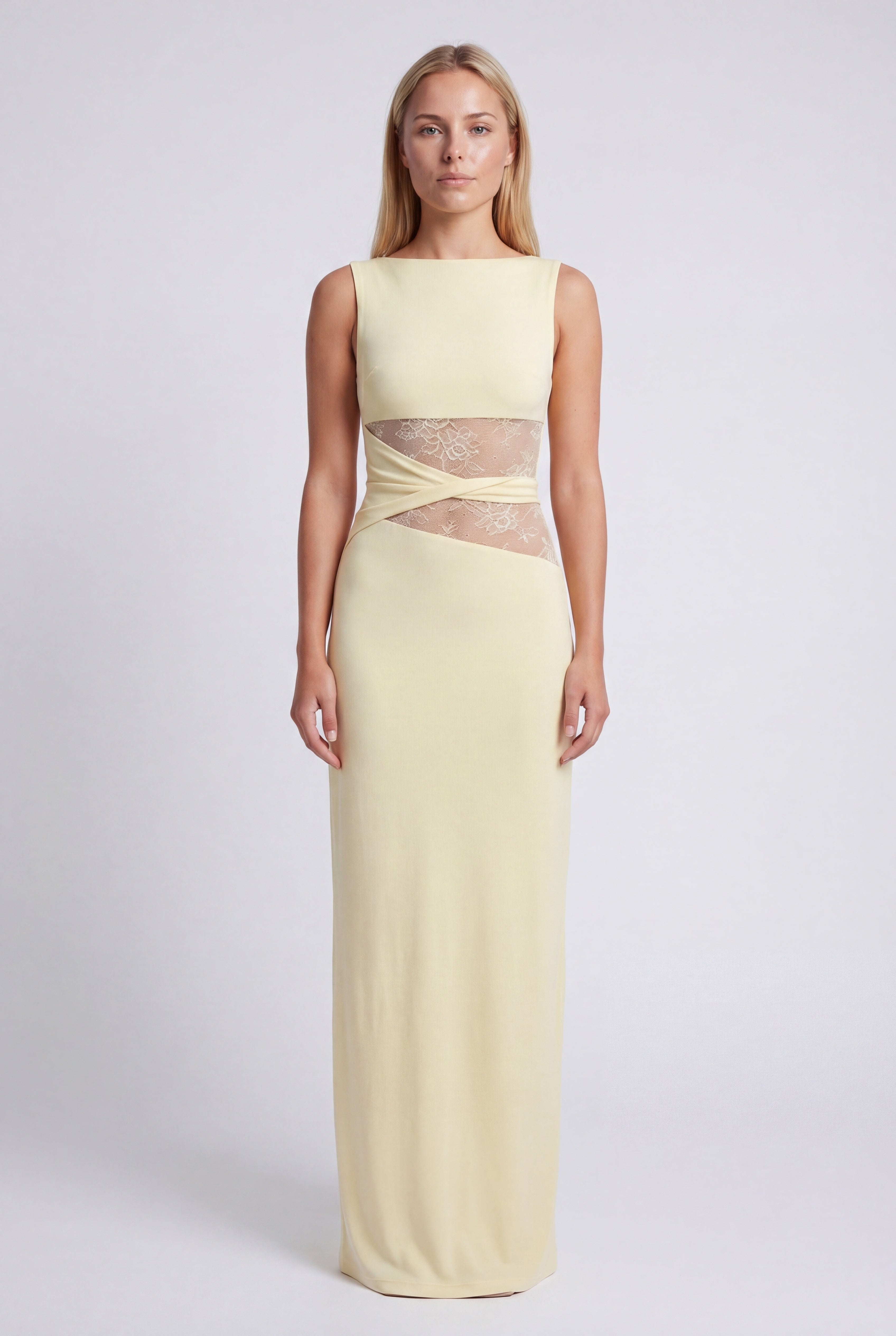 Ophelia | Women's Round Neck Bodycon Wedding Guest Dress