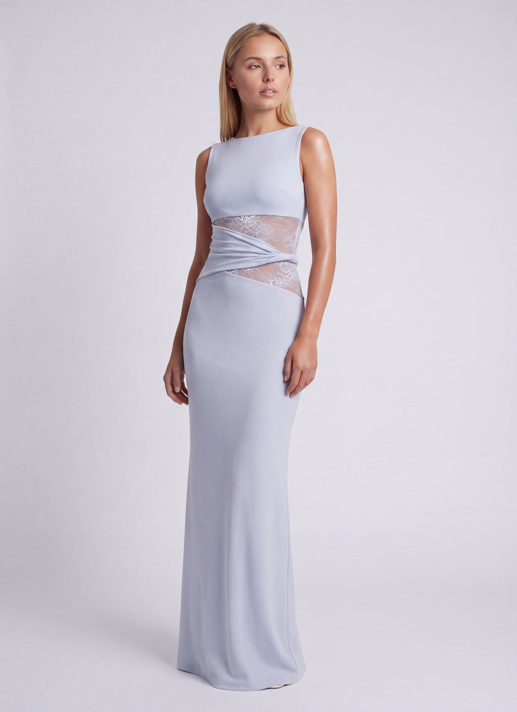 Ophelia | Women's Round Neck Bodycon Wedding Guest Dress