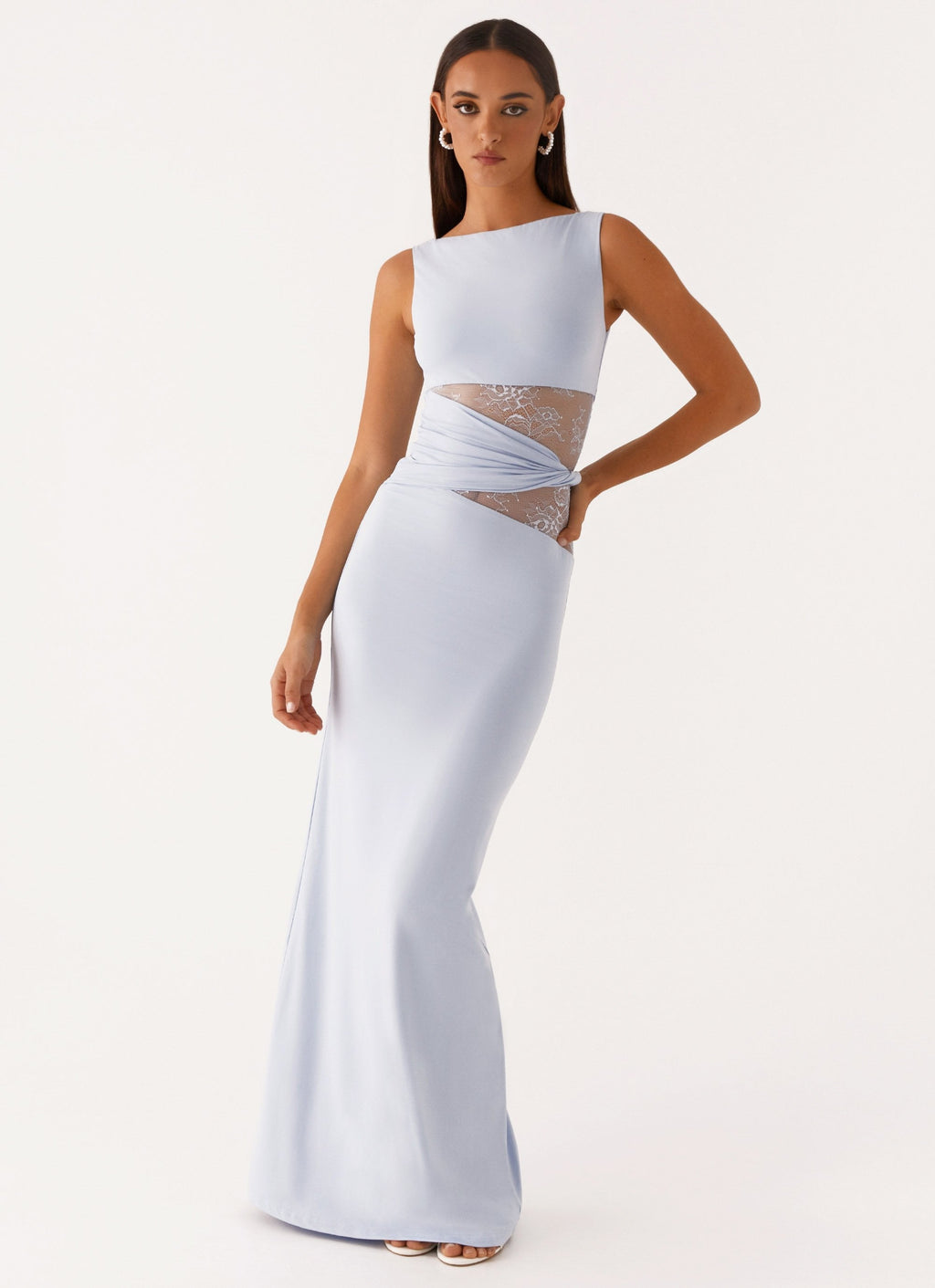 Ophelia | Women's Round Neck Bodycon Wedding Guest Dress