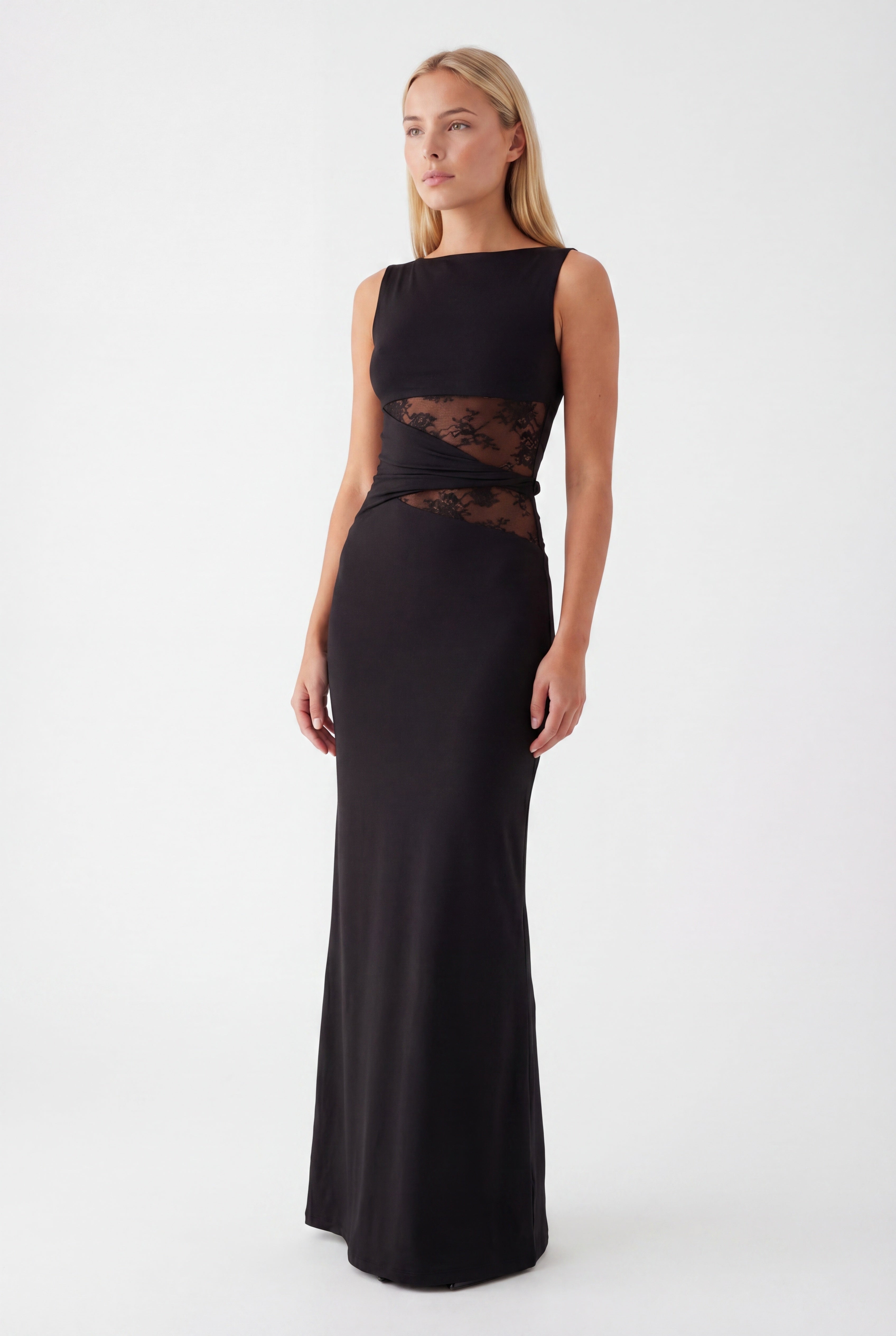 Ophelia | Women's Round Neck Bodycon Wedding Guest Dress