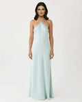 Orlanda | Women's Sleeveless Halter Neck Open Back Maxi Dress