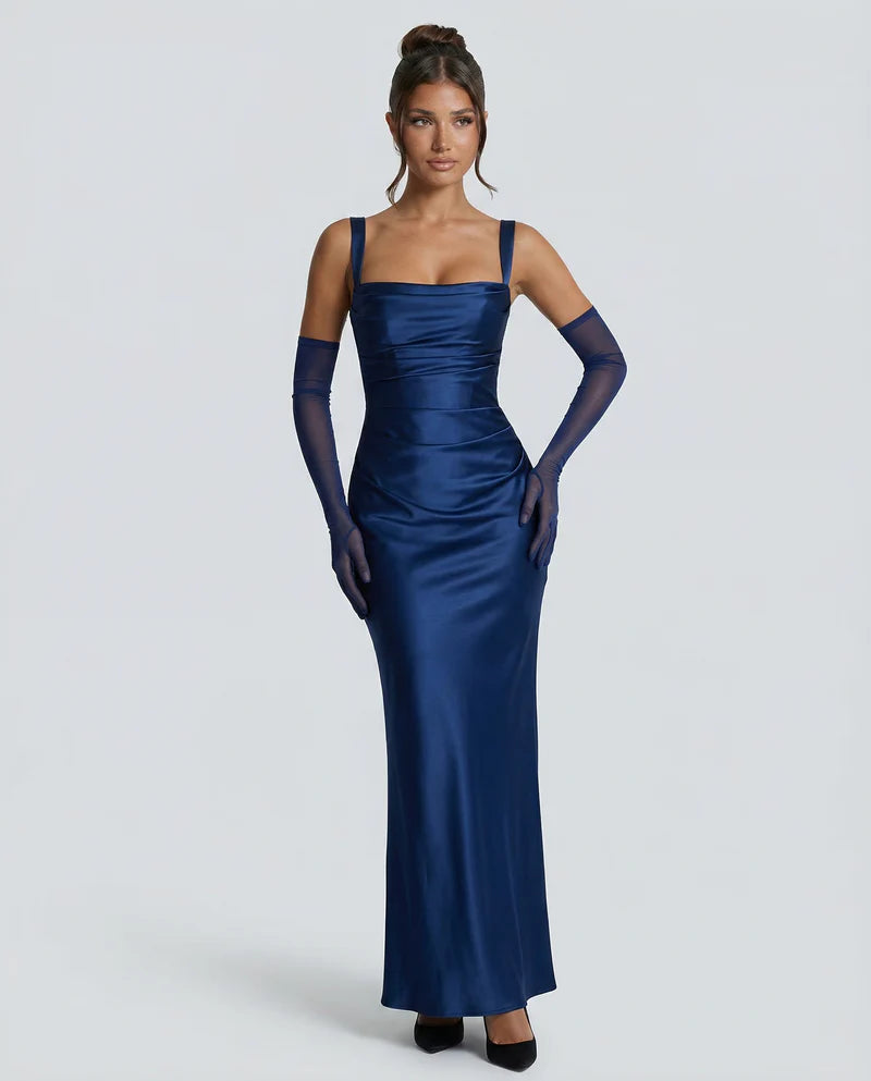 Patricia | Women’s Square Neck Sleeveless Wedding Guest Dress