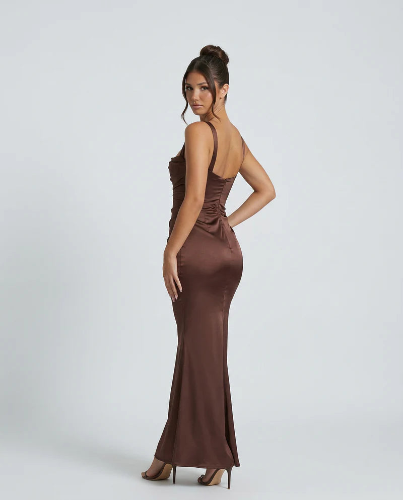 Patricia | Women’s Square Neck Sleeveless Wedding Guest Dress
