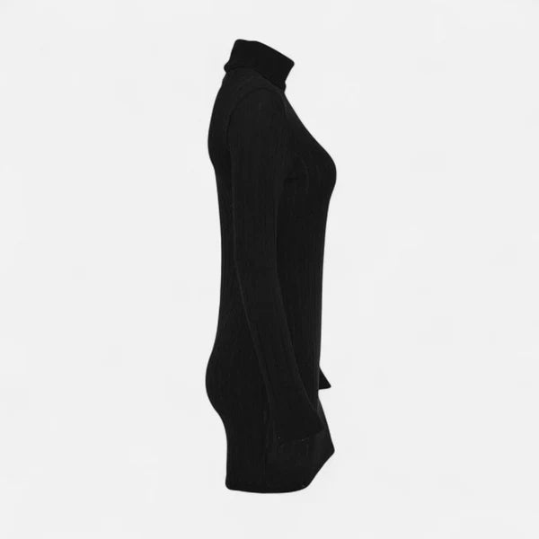 Penelope | Women’s Turtleneck Long Sleeve Summer Mini Dress