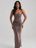 Rachel | Women’s Corset Style Strapless Event Maxi Dress