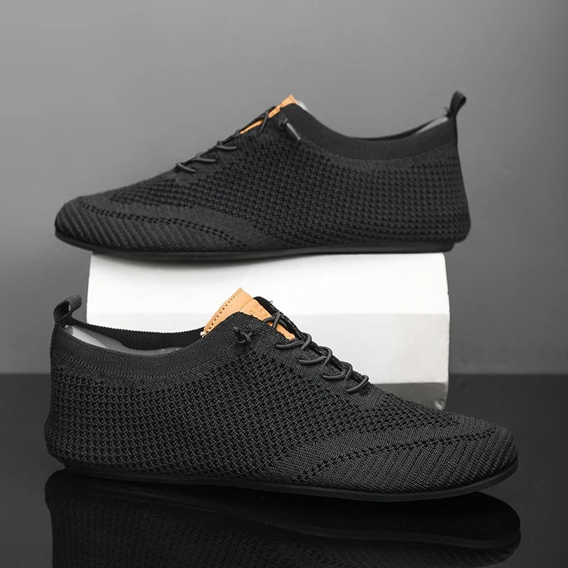 Raymond | Men's Lace-Up Mesh Round Toe Sneakers