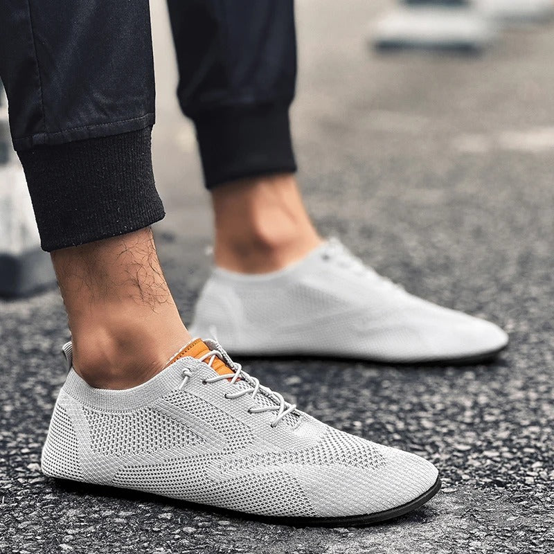 Raymond | Men's Lace-Up Mesh Round Toe Sneakers
